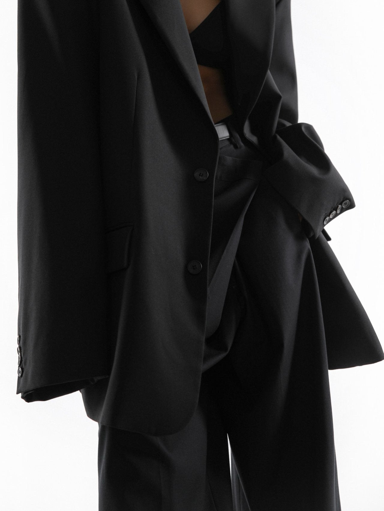 Extra Oversized Black Blazer - CONTOUR New York