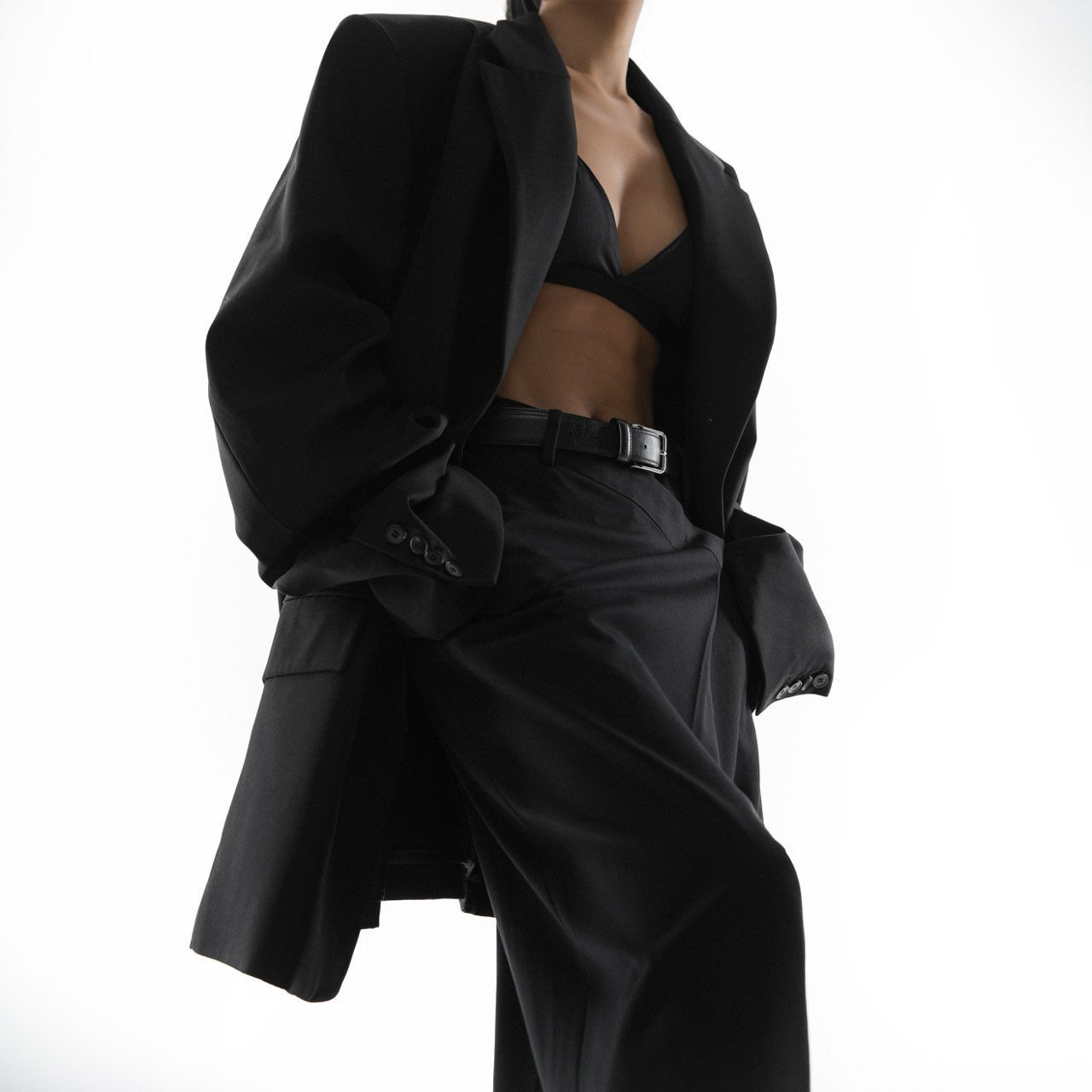 Extra Oversized Black Blazer - CONTOUR New York